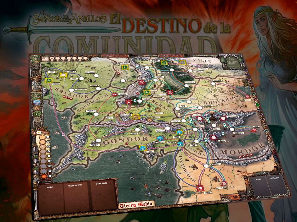 Conjunta Tapete para El Señor de los Anillos: Destino de la Comunidad