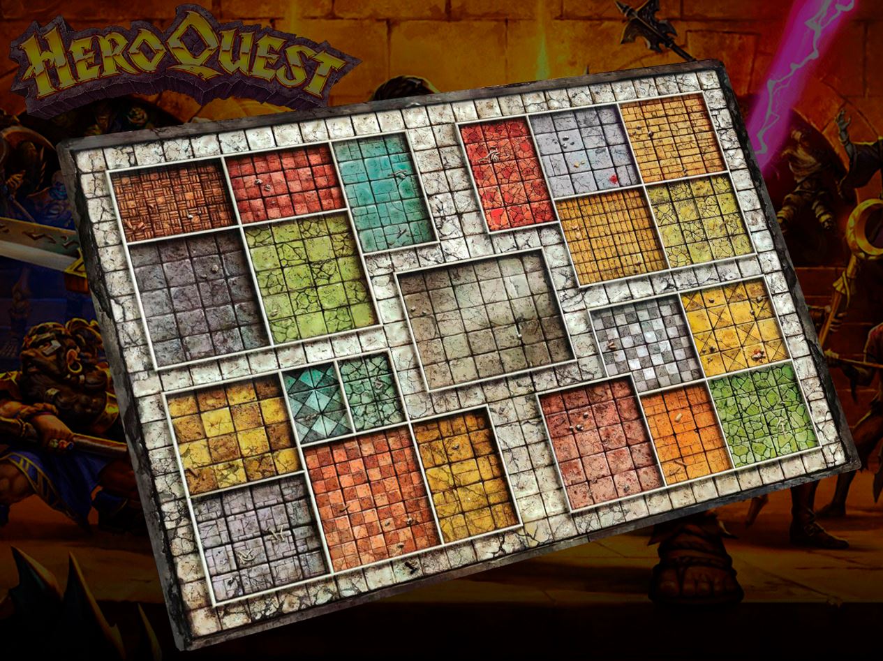Tapete ampliado para Heroquest Clásico (casillas de 32mm)